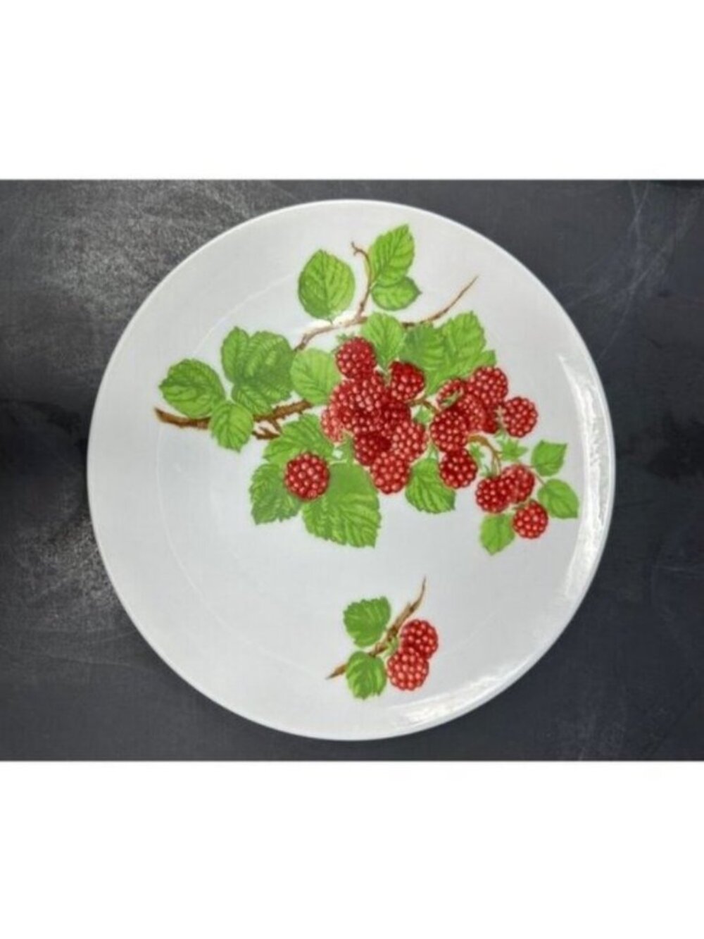 Vtg 1970s SEYMOUR MANN EDA FRAMBOISIER Salad Dessert Plates Set of 3 Raspberries - Picture 9 of 14